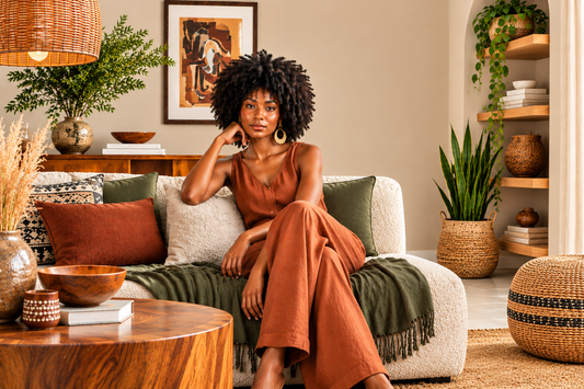 Handcrafted African art featured by Nubia House